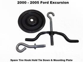 2c7z1424ba Ford Yc3z1408aa 00 To 05 Excursion Spare Tire Hook Hold Tie Down Mounting Plate