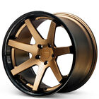 Fr002-1-20x10 Fr1 Ferrada Wheels Matte Bronze With Gloss Black Lip Rims Fs