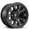 Fuelfl037-1 Fuel Wheels Tactic Matte Black Off Road Rims Ca