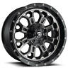 Fuelfl107-3 Fuel Wheels Crush Gloss Black Double Dark Tint Off Road