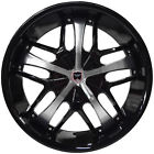 G192085blackmachined20 Gwg Wheels Inch Black Machined Savanti Rims Fits Ford Hd