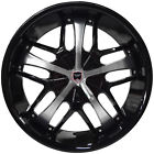 G192295blackmachined20 Gwg Wheels Inch Black Machined Savanti Rims Fits Jeep Cherokee