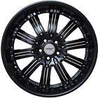 G222010blkblkint42 Gwg Wheels Inch Black Narsis Rims Fits Jaguar G222010blkblkint42 Gwg Wheels Inch Black Narsis Rims Fits Jaguar