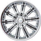 G222085chromeblack35 Gwg Wheels Inch Chrome Black Narsis Rims Fits Audi