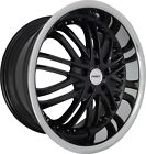 G23208510blackchromelip3342 Gwg Wheels Inch Staggered Black Chrome Amaya Rims Fits Audi