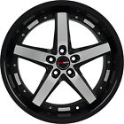 G401775blackmachined40 Gwg Wheels Inch Black Machined Drift Rims Fits Lexus Gs