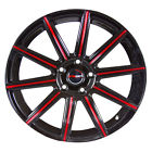 G42188redmill40 Gwg Wheels Mod Inch Black Red Mill Rims Fits Ford