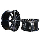 G42208510blackmachined3542 Gwg Wheels Inch Staggered Black Mod Rims Fits Scion Xb