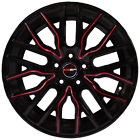 G43188redmill40 Gwg Wheels Inch Black Red Mill Flare Rims Fits Acura