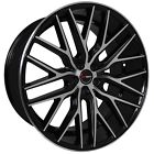 G43229105blackmachined1825 Gwg Wheels Flare Inch Staggered Black Machined Rims Fits Dodge