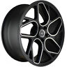 G45208510sblkmf2025 Gwg Wheels Bremen Inch Stagg Satin Black Machine Rims Fits