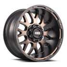 Gd02-20090870d1525 Grid Offroad Matte Bronze Wheels Set Of