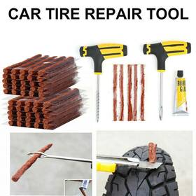3651447 Gearzaar 65x Heavy Duty Tire Repair Kit Diy Punctures Flat For Car Motorcycle Plug