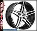 Caracas2085512035o7256 Glk250 Xo Wheels 22 Caracas Black Brushed Concave For Mercedes Glk350