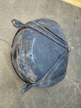 48173 Gm 1968-1982 C3 Corvette Fiberglass Spare Tire Tub Carrier 1969 1975 1977