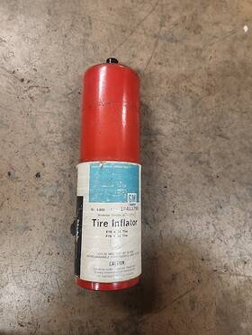 493790 Gm 1970- 1981 Trans Am Firebird Camaro Tire Inflator For Space Saver Spare #493790
