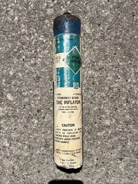9590398 Gm New Genuine Stowaway Spare Tire Inflator 6.25oz Gr 5.880