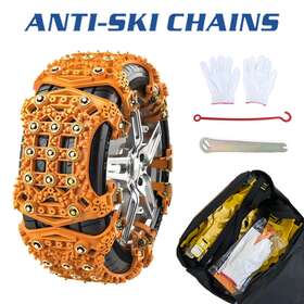 Goodfitment 6x Car Wheel Tire Snow Chains Anti-skid Emergency Winter For Honda Civic Accord