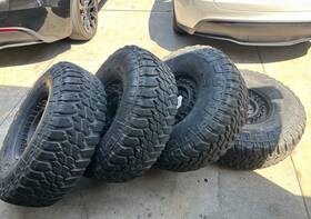 37x12.50r16.5lt-run Goodyear 12506927 Am General Hmmwv Humvee Hummer 24 Bolt Tire/wheel Flat-oem