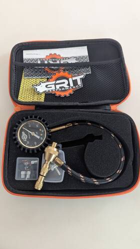 Grit Performance 881314929870 Rapid Air Down Tire Deflator Offroad Kit Psi Pressure Gauge Gritt