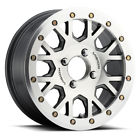 Gv8bl156156gmmf50ncc Vision Atv Invader Beadlock Gunmetal Machined Face Qty Of