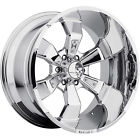 H103-2012613547c 90000023694 Hostile Cooper Chrome Hammered Rims Tires