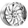 H118-2010817047c Hostile Demon Chrome Wheel Rim 842213132433