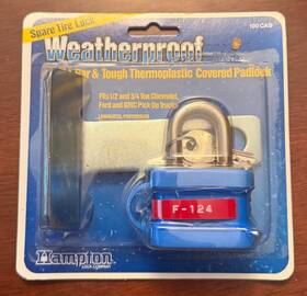 100-cab Hampton 100 Cab Weatherproof 1 1/2 Inch Spare Tire Lock
