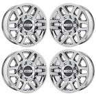 Hc3z1007a Ford Truck Pvd Chrome Wheels Rims Factory Oem Set
