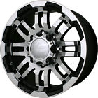 He879 Helo 16x8 Black 8x6.5 0 Wheels Nitto Terra Grappler Lt285 75r16