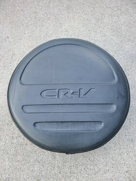 08u02-s9a-100 Honda 1997-2006 Crv Rear Spare Tire Cover Hard Plastic Gray Oem