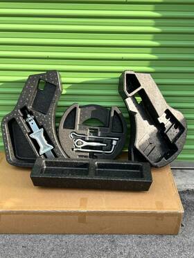 849a7-jj51a Infiniti 2014 - 2024 Q50 Emergency Spare Tire Trunk Spacer Foam Tool Box 9122
