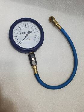 Int-360060 Intercomp Intercomp-deluxe Tire Tyre Pressure Gauge 4 Inch 0-15 Psi