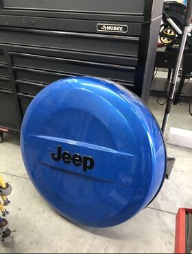 5qz12mbjaa Jeep Hydro Blue Tire Cover