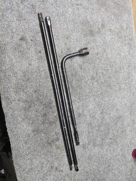 Rf7t4e-6c064-ga Jeep 1999-2004 Grand Cherokee Spare Tire Wrench 19mm Iron Used Oem