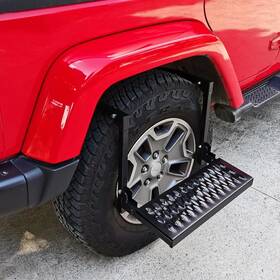 Hy0024 Kairay Adjustable Portable Folding Tire Wheel Step Non-slip Max Capacity 350lbs