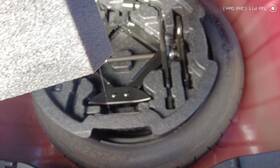 566.ki1a18 Kia Rio 2018 Spare Wheel Carrier 740855