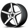 Kmckmc016-7 Kmc Wheels District Satin Black Machined Rims Fs