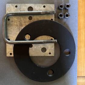 333446 Land Rover Series 2 2a 3 Spare Tire Retention Plate