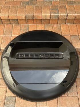 L8bm-45026-ac Land Rover Genuine Oem Defender L663 Rear Spare Tire Wheel Cover Black