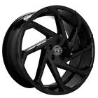 Lexanilx097-1 Lexani New Wheels Cyclone Gloss Black Rims Fs