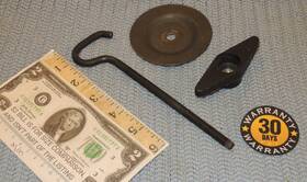 F0vy-1448-a Lincoln Long 1990 1996 Town Car 7 1/2 Inch Spare Tire J-hook Hold Down