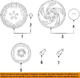 B00437192 Mazda Oem 90-92 Mx-6 Wheel-center Cap Hub Cover