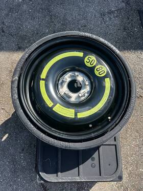 Mercedes-benz 417001002042 2005-2011 Slk350 Slk 350 Donut Emergency Spare Tire Wheel 145/70-17 Oem