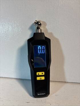 12294 Michelin Programmable Digital Tire Pressure Gauge Black Part #