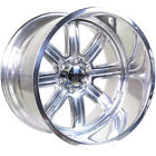 Mo40221055124n Mo402 Moto Metal Nitto Polished Rims Ridge Grappler Tires