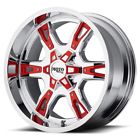Mo96922263244n Moto Metal Inch Lug Chrome Red Black Inserts Wheel Rim