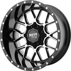 Mo98629080300 Mo986 Moto Metal Nitto Black Machined Siege Wheels Ridge Grappler Tires