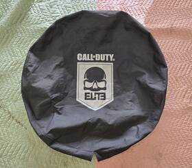 68163879aa Mopar Jeep Call Of Duty Modern Warfare 3 Black Denim Rear Tire Cover