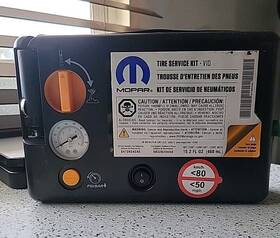 68658554aa Mopar Tire Service Kit Emergency Inflator Compressor Sealant New Oem. Used